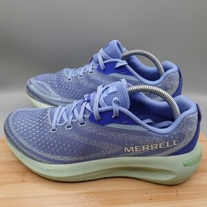 Merrell Shoes Women 9.5 Blue Green Morphlite Trail Running Outdoors J068142 Flaw